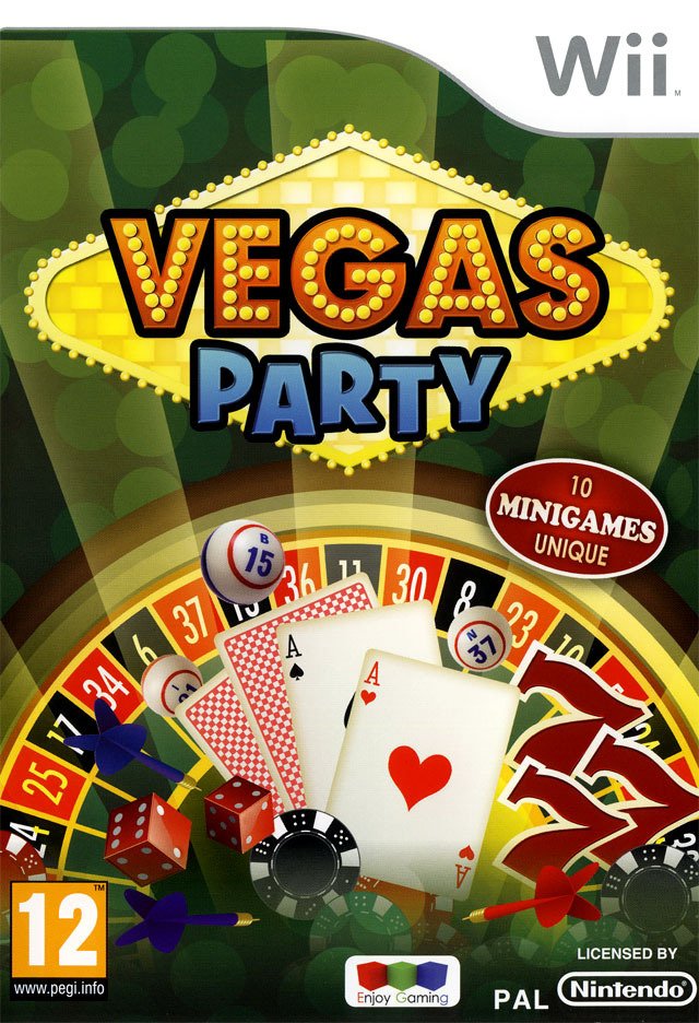 Caratula de Vegas Party para Wii