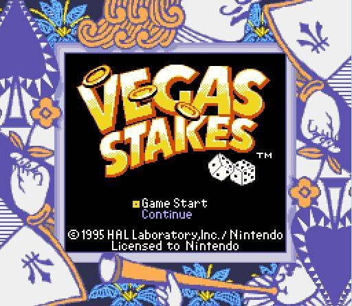 Pantallazo de Vegas Stakes para Game Boy