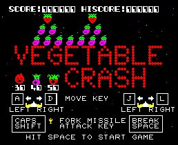 Pantallazo de Vegetable Crash para Spectrum