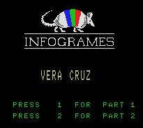 Pantallazo de Vera Cruz para MSX