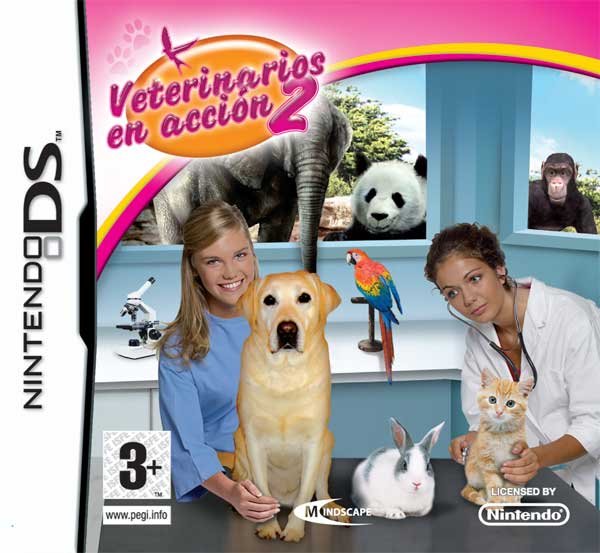 Caratula de Veterinarios En Acción 2 para Nintendo DS