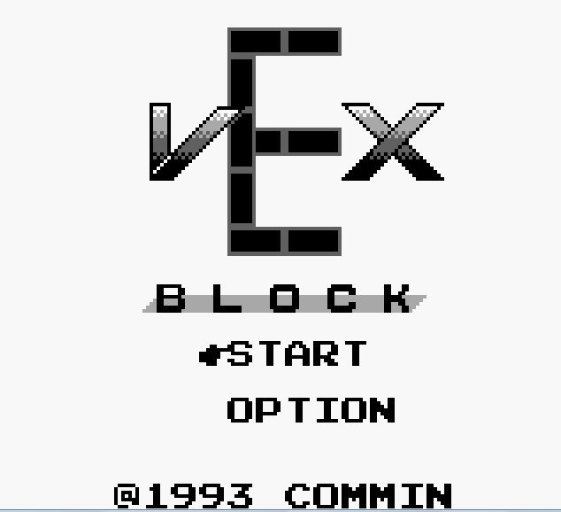 Pantallazo de Vex Block para Game Boy