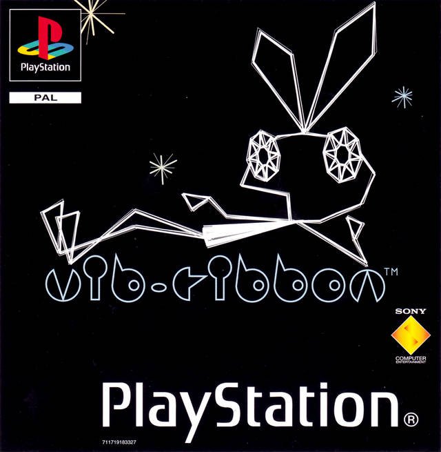 Caratula de Vib Ribbon para PlayStation