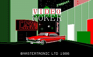 Pantallazo de Video Poker para Amstrad CPC