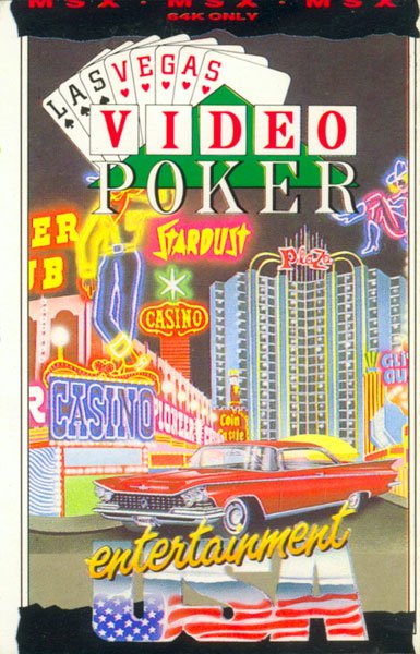 Caratula de Video Poker para MSX
