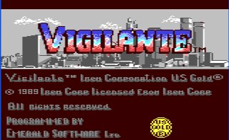 Pantallazo de Vigilante para Commodore 64