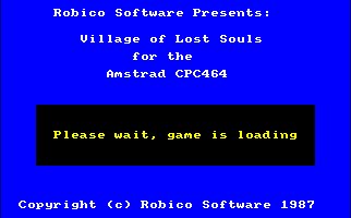 Pantallazo de Village Of The Lost Souls, The para Amstrad CPC