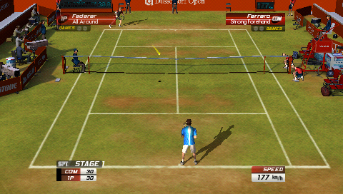 Pantallazo de Virtua Tennis 3 para PSP