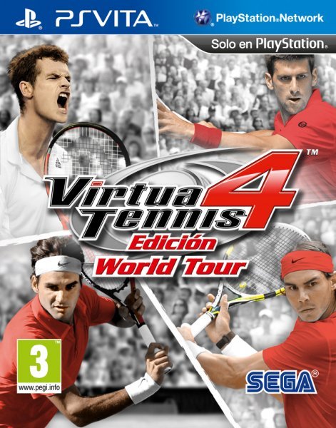 Caratula de Virtua Tennis 4: Edición World Tour para PS Vita