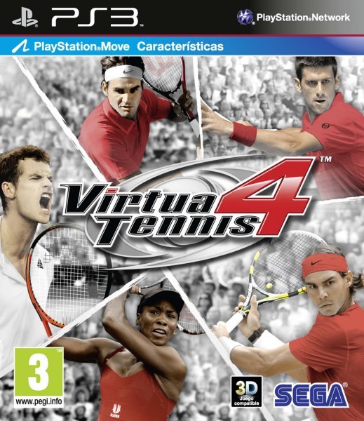 Caratula de Virtua Tennis 4 para PlayStation 3