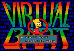 Pantallazo de Virtual Bart para Super Nintendo