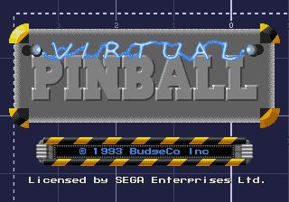 Pantallazo de Virtual Pinball para Sega Megadrive
