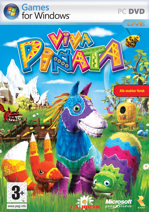 Caratula de Viva Piñata para PC