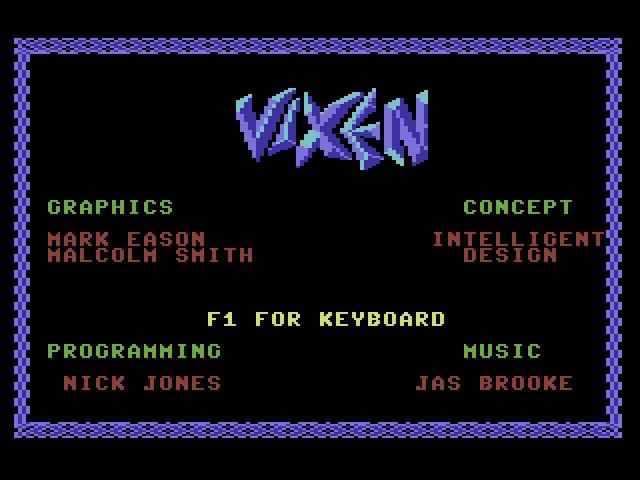 Pantallazo de Vixen para Commodore 64