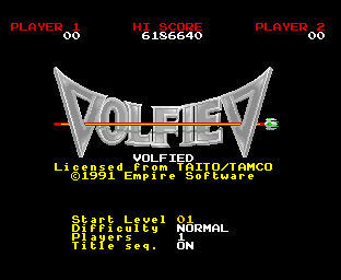 Pantallazo de Volfied para Amiga