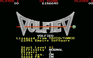 Pantallazo de Volfied para Atari ST