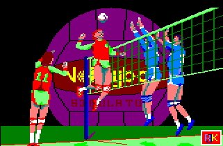 Pantallazo de Volleyball Simulator para Amstrad CPC