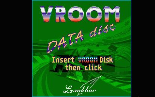 Pantallazo de Vroom (Datadisk Version) para Atari ST