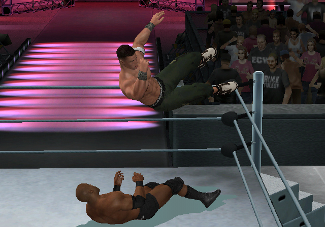 Pantallazo de WWE SmackDown vs. RAW 2008 para Wii