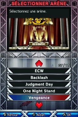 Pantallazo de WWE SmackDown vs. Raw 2009 para Nintendo DS