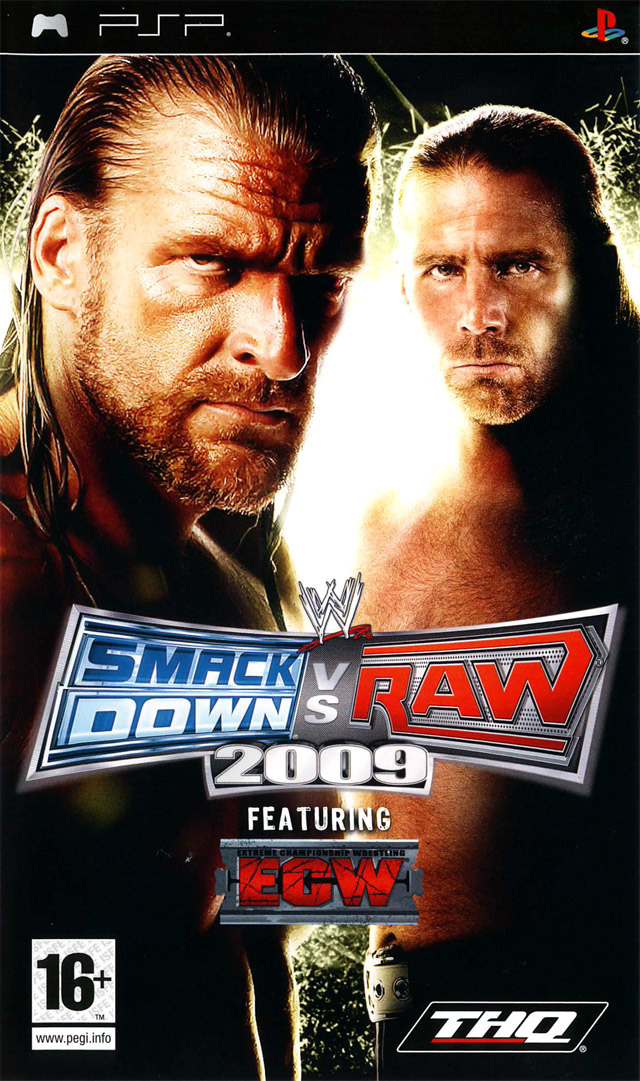 Caratula de WWE SmackDown vs. Raw 2009 para PSP