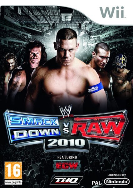 Caratula de WWE Smackdown vs Raw 2010 para Wii
