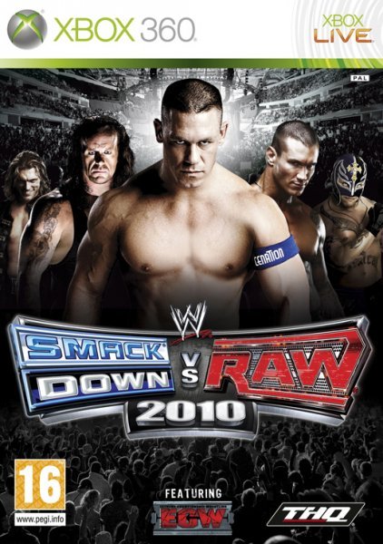 Caratula de WWE Smackdown vs Raw 2010 para Xbox 360