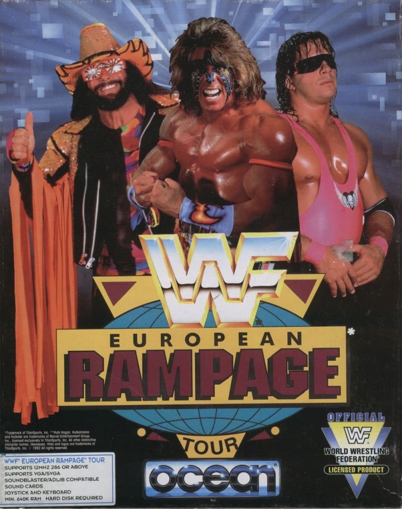 Caratula de WWF European Rampage Tour para PC