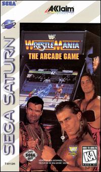 Caratula de WWF WrestleMania: The Arcade Game para Sega Saturn