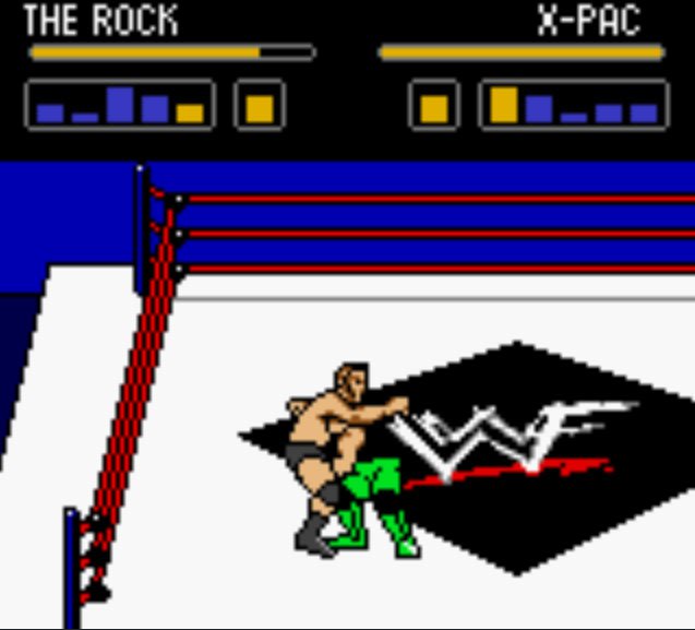 Pantallazo de WWF WrestleMania 2000 para Game Boy Color