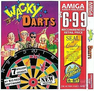 Caratula de Wacky Darts para Amiga