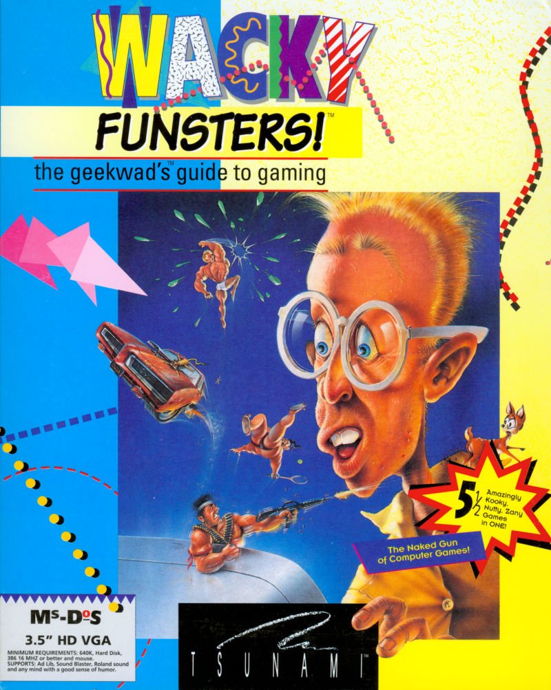 Caratula de Wacky Funsters! The Geekwad's Guide to Gaming para PC