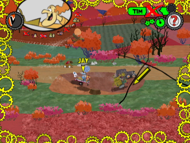 Pantallazo de Wacky Races: Crash & Dash para Wii
