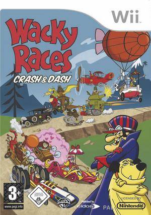 Caratula de Wacky Races: Crash & Dash para Wii