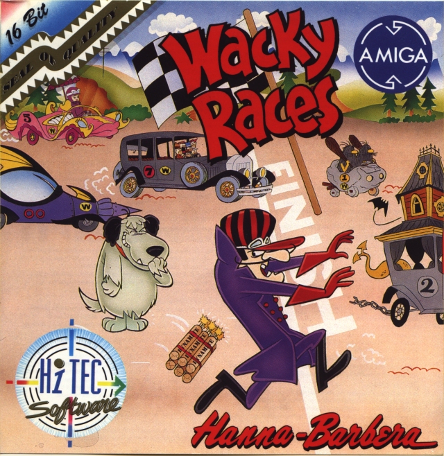 Caratula de Wacky Races para Amiga