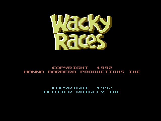 Pantallazo de Wacky Races para Commodore 64