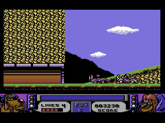 Pantallazo de Wacky Races para Commodore 64