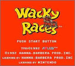 Pantallazo de Wacky Races para Nintendo (NES)