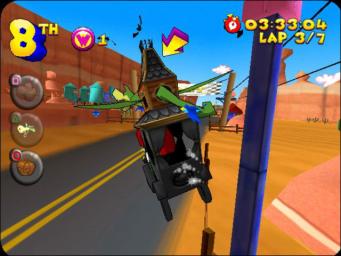Pantallazo de Wacky Races para PlayStation 2