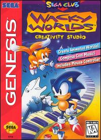 Caratula de Wacky Worlds Creativity Studio para Sega Megadrive