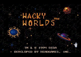 Pantallazo de Wacky Worlds Creativity Studio para Sega Megadrive