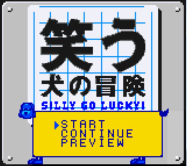 Pantallazo de Warau Inu no Bouken GB: Silly Go Lucky! para Game Boy Color