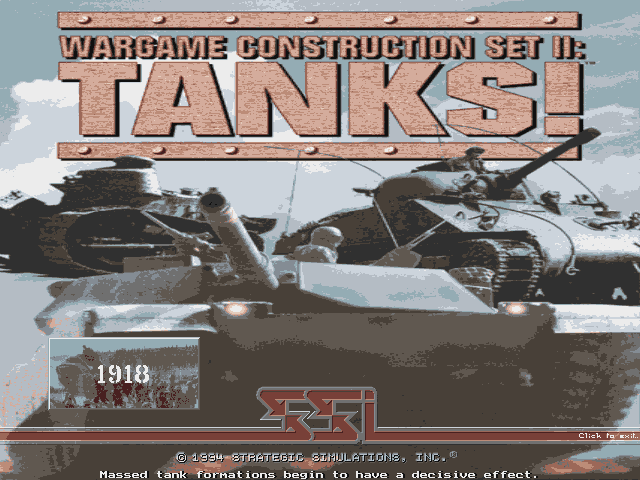 Pantallazo de Wargame Construction Set II: Tanks! para PC