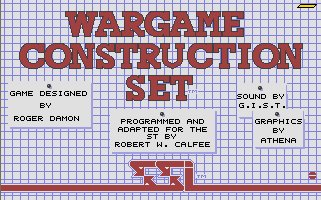 Pantallazo de Wargame Construction Set para Atari ST