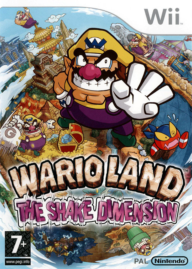 Caratula de Wario Land: The Shake Dimension para Wii