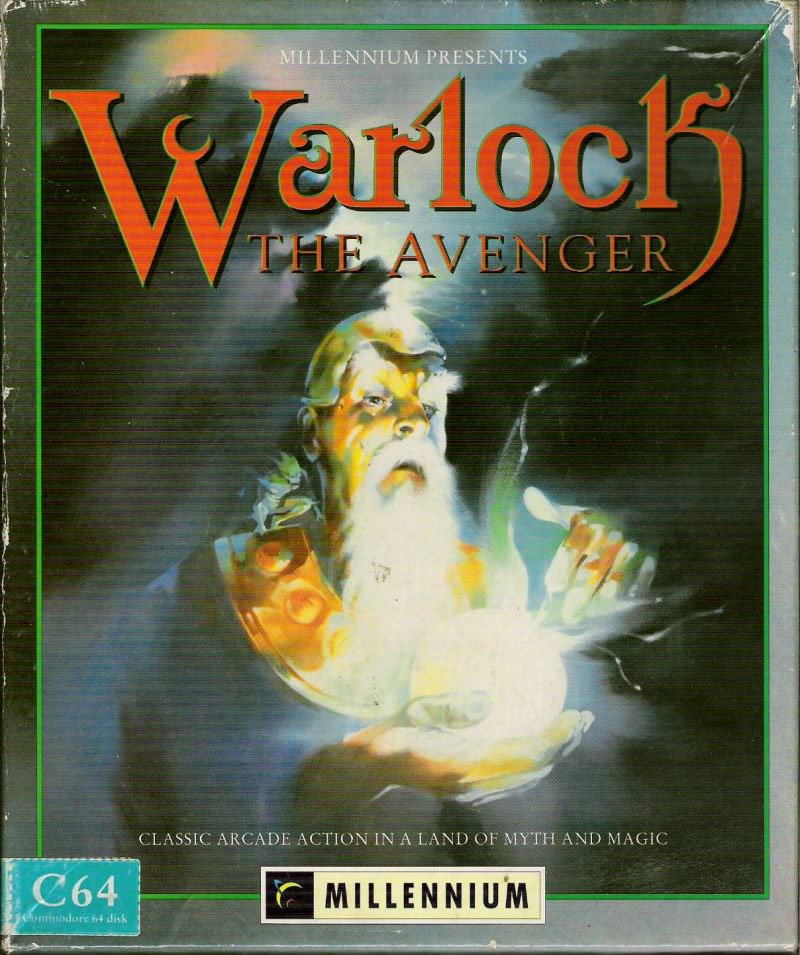 Caratula de Warlock: The Avenger para Commodore 64