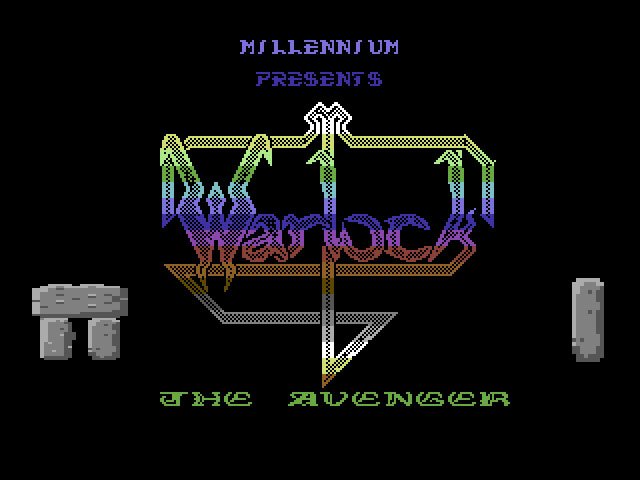 Pantallazo de Warlock: The Avenger para Commodore 64