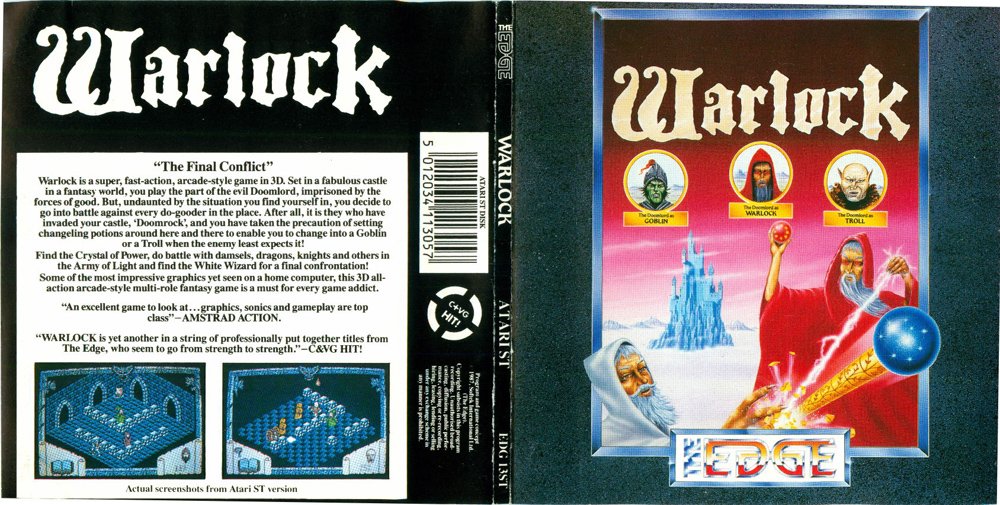 Caratula de Warlock para Atari ST