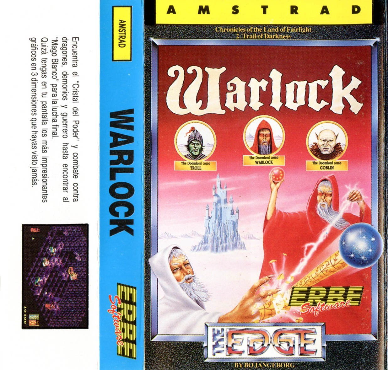 Caratula de Warlock para Amstrad CPC