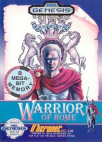 Caratula de Warrior of Rome para Sega Megadrive